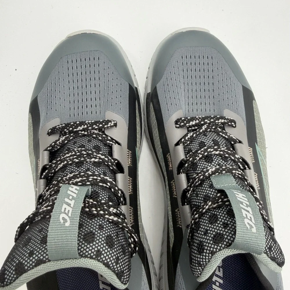 Hi-Tec Mens Trail Hiking Shoes Grey Black CH80450M-VXS Low Top Sneakers Size 10